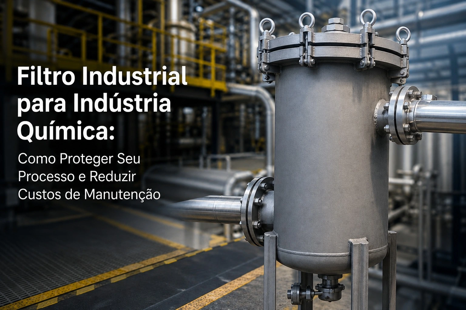 Filtro Industrial para Indústria Química: Como Proteger Seu Processo e Reduzir Custos de Manutenção