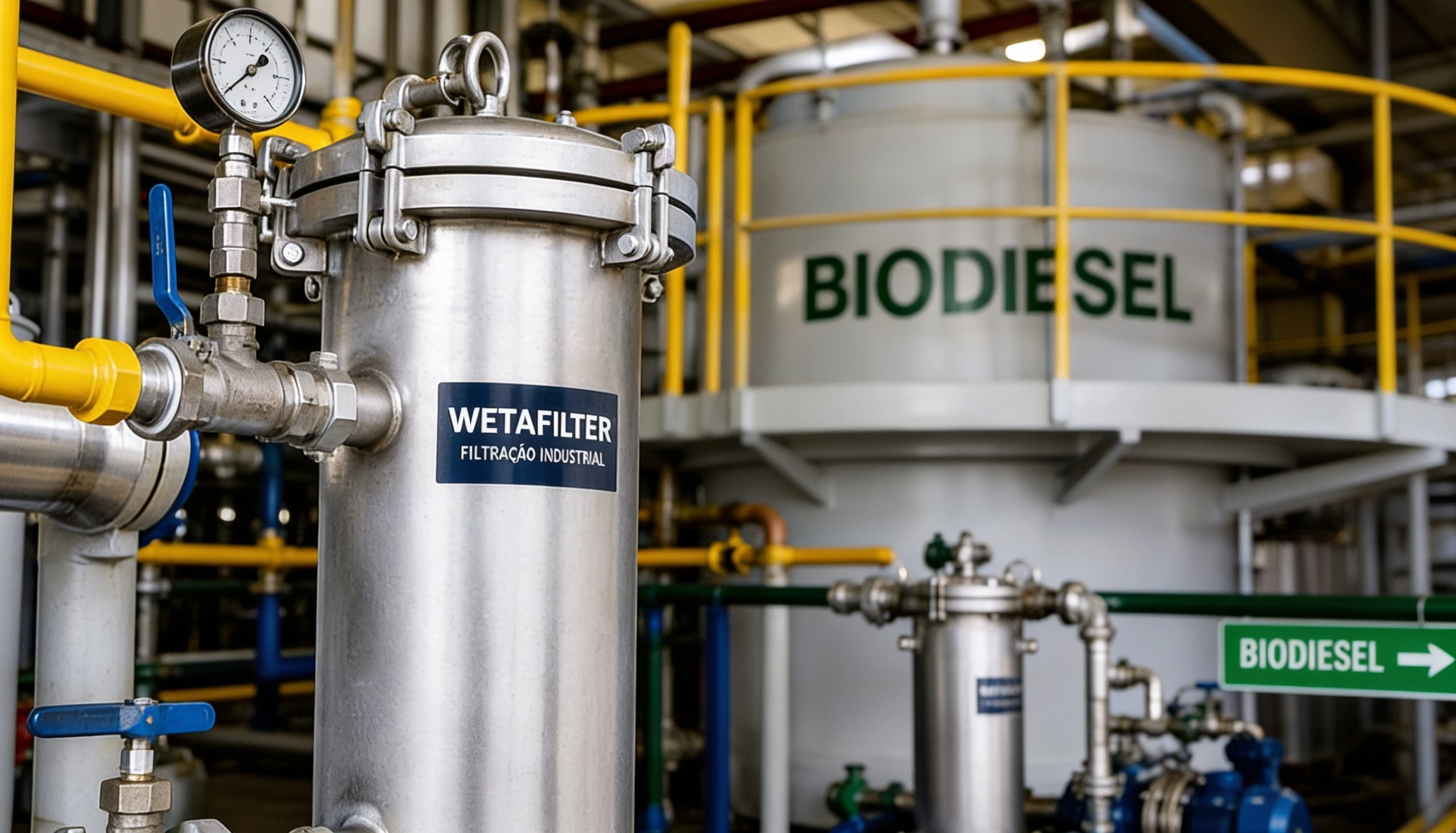 Filtração para Biodiesel: Eficiência Operacional e Controle de Contaminantes